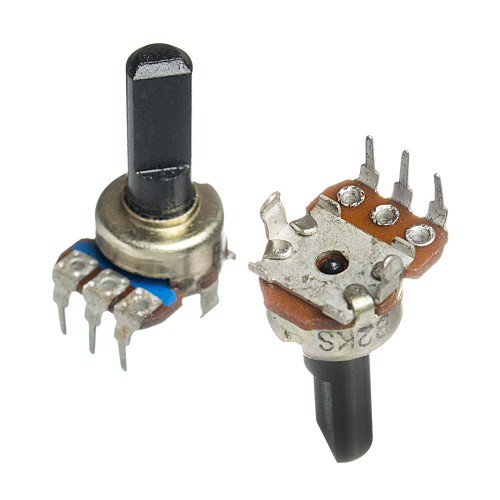 2K B 3pin вертикальний, крок 4мм, ручка 15мм