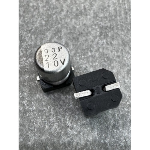 Конденсатор електролітичний 22uf 10V,105C, (5x5)