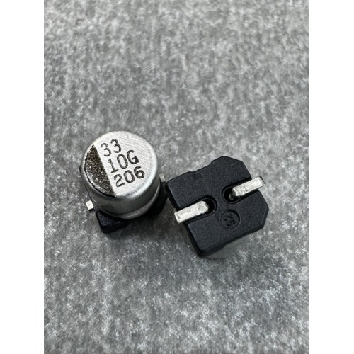 Конденсатор електролітичний 33uf 10V,105C, (5x5)