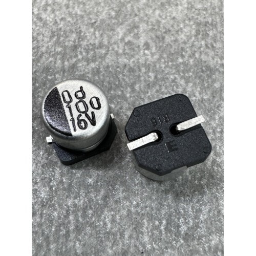 Конденсатор електролітичний 100uf 16V,105C, (6x5)