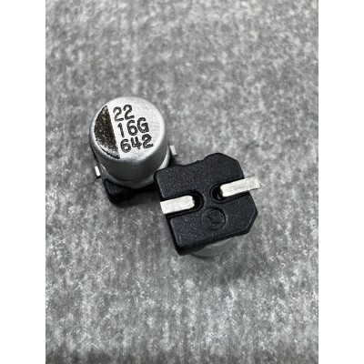 Конденсатор електролітичний 22uf 16V,105C, (5x5)