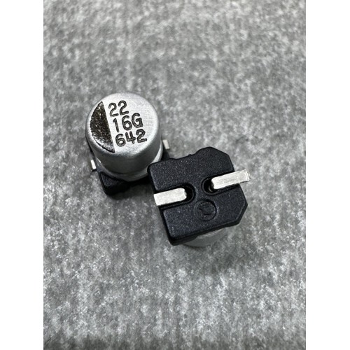 Конденсатор електролітичний 22uf 16V,105C, (5x5)