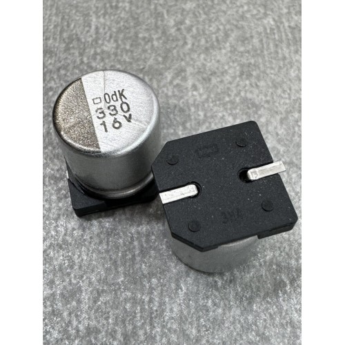 Конденсатор електролітичний 330uf 16V,105C, (10x10)