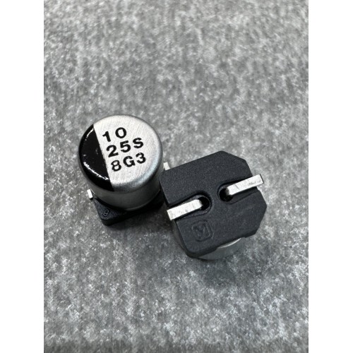 Конденсатор електролітичний 10uf 25V,105C, (5x5)