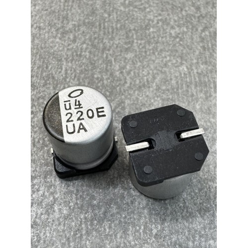 Конденсатор електролітичний 220uf 25V,105C, (10x10)