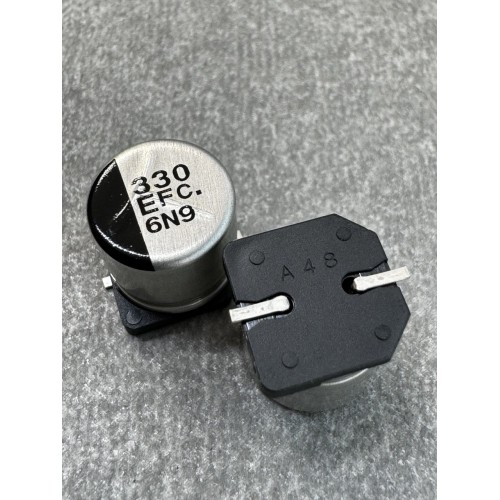 Конденсатор електролітичний 330uf 25V,105C, (10x10)