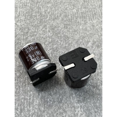 Конденсатор електролітичний 330uf 25V,105C, (8x10)