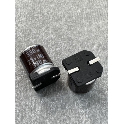 Конденсатор електролітичний 330uf 25V,105C, (8x10)
