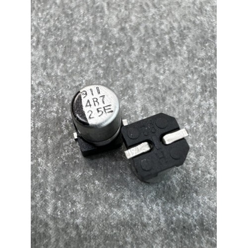 Конденсатор електролітичний 4.7uf 25V,105C, (4x5)