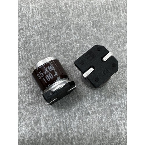 Електролітичний конденсатор 100uf 35V,105C, (8x10)