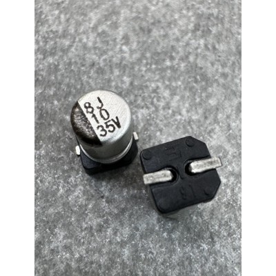Конденсатор електролітичний 10uf 35V,105C, (4x5)