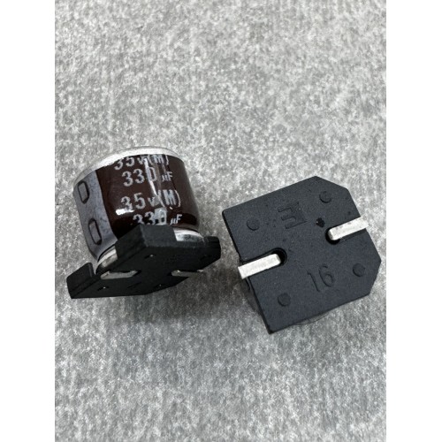 Конденсатор електролітичний 330uf 35V,105C, (10x10)