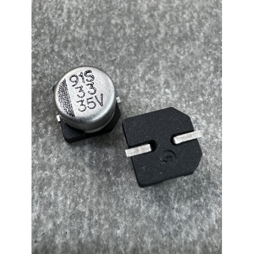 Конденсатор електролітичний 33uf 35V,105C, (6x5)