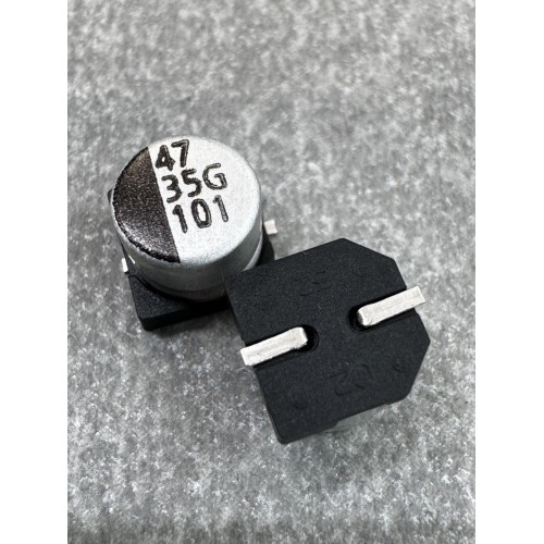 Конденсатор електролітичний 47uf 35V,105C, (6x5)