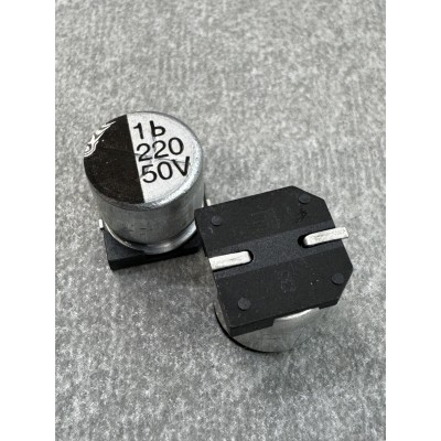 Конденсатор електролітичний 220uf 50V,105C, (10x10)