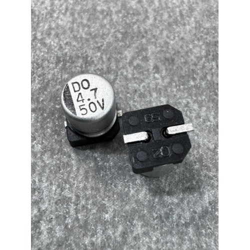 Конденсатор електролітичний 4.7uf 50V,105C, (5x5)