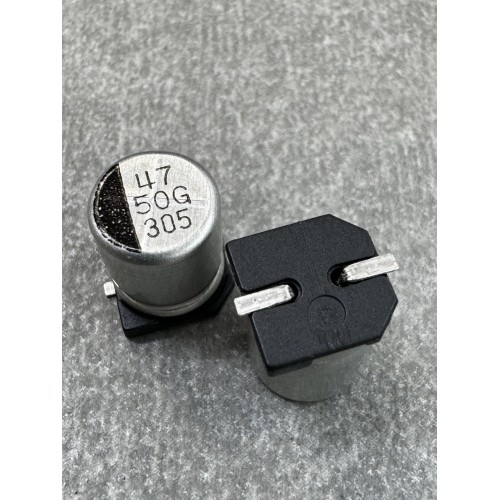 Електролітичний конденсатор 47uf 50V,105C, (8x10)