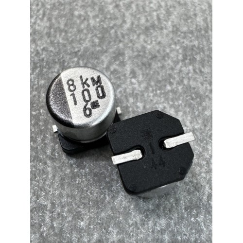 Конденсатор електролітичний 100uf 6.3V,105C, (6x5)