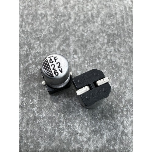 Конденсатор електролітичний 22uf 6.3V,105C, (4x5)