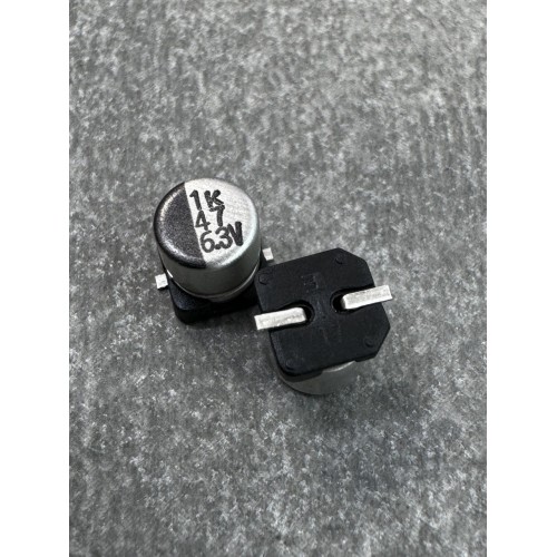 Електролітичний конденсатор 47uf 6.3V,105C, (5x5)