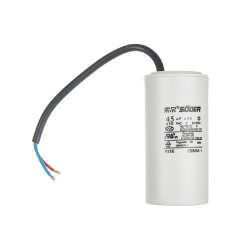Конденсатор пусковий CBB60 45uF 450VAC 5% 98.9x48.8mm