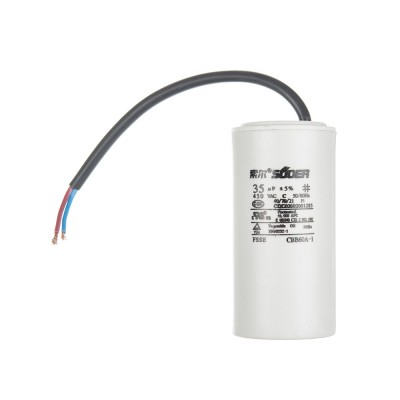 Конденсатор пусковий CBB60 35uF 450VAC 5% 99.3x48.4mm