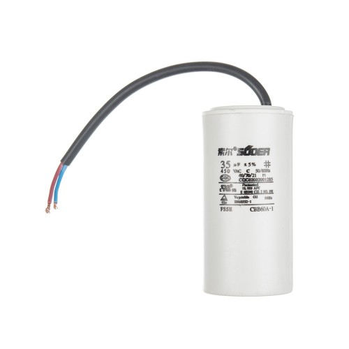 Конденсатор пусковий CBB60 35uF 450VAC 5% 99.3x48.4mm