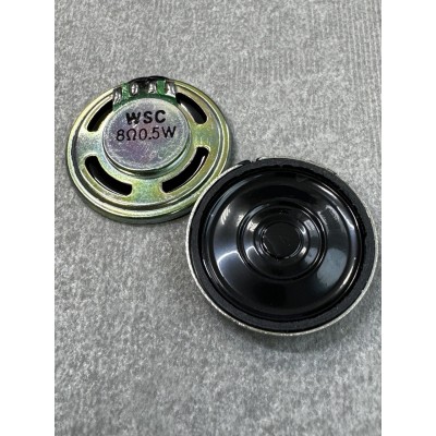 Динамік круглий d=26mm, 8R, 0,5W