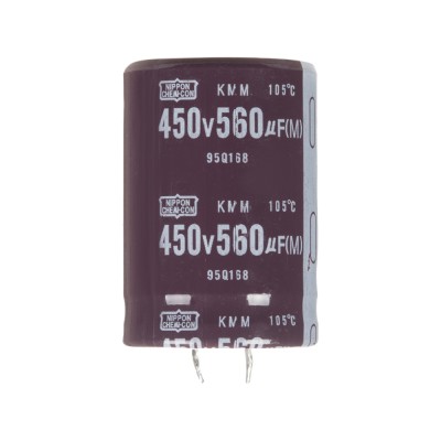 Конденсатор електролітичний 560мкФx 450В, 105°C, 35x45