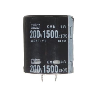 Конденсатор електролітичний 1500мкФx200В, 105°C, 35x40