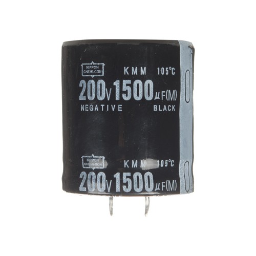 Конденсатор електролітичний 1500мкФx200В, 105°C, 35x40