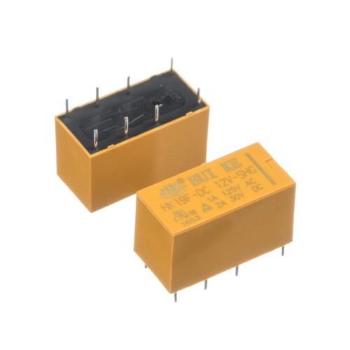 Реле 12V 1A 8pin (2 open 2 close) 4078-12V-HKE HK19F