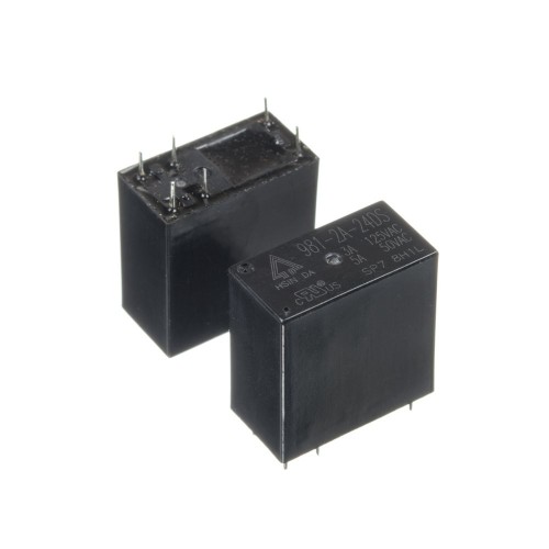 Реле 24V 5A 6pin (2 open ) 14F-24V (981-2A-24DS)