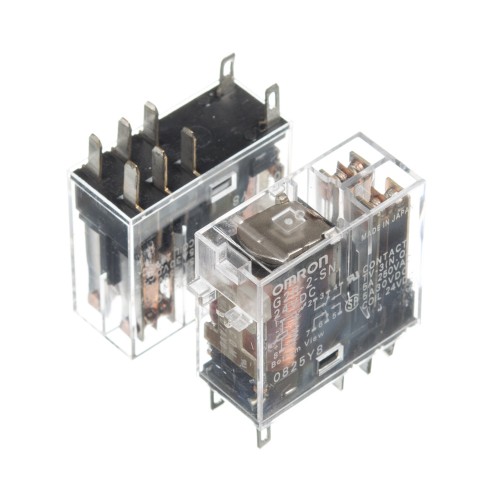 Реле 24V 5A 8pin (2 open 2 close) G2R-2-24V-SN
