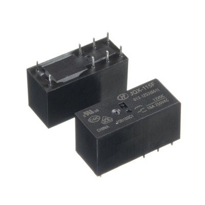 Реле 12V 16A 8pin (1 open 1 close) HF-115F-012-1ZS3