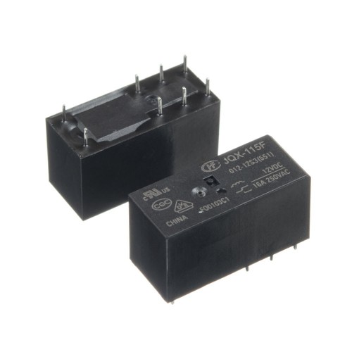 Реле 12V 16A 8pin (1 open 1 close) HF-115F-012-1ZS3