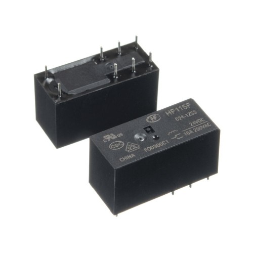 Реле 24V 16A 8pin (1 open 1 close) HF-115F-024-1ZS3