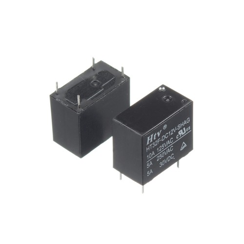 Реле 12V 5A 4pin (1 open ) HT32F