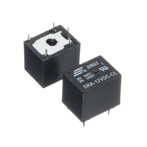Реле 12V 20A 5pin (1 open 1 close) T78 (SRA-12VDC-CL)