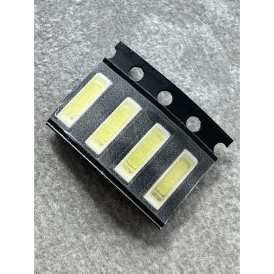 Світлодіод телевізійний 7020 smd 3V 150mA 0.5W холодний білий 8000K-13000K