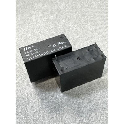 Реле 12V 5A 6pin (2 open ) 14F-HT14FD-DC12V