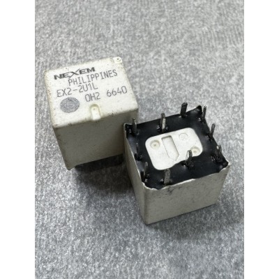 Реле 12V 30A 10pin (1close x 2) EX2-2U1S