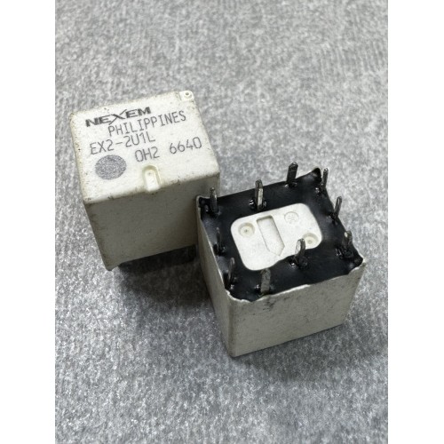 Реле 12V 30A 10pin (1close x 2) EX2-2U1S
