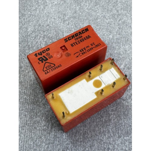 Реле 48V 8A 8pin (2open 2close) RTE24048A