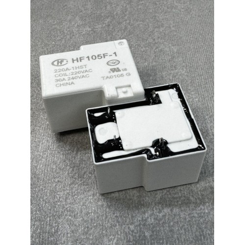 Реле220V 30A 4pin (1 open ) T90-HF105F-1-220V