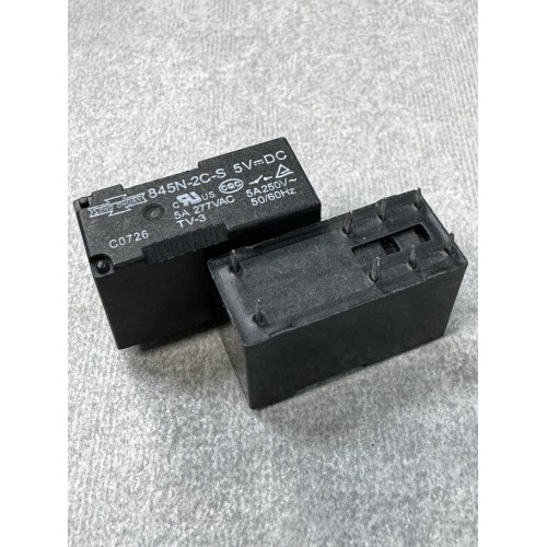 Реле 5V 8A 8pin (2 open 2 close) 14F-845H-2C-S 5V
