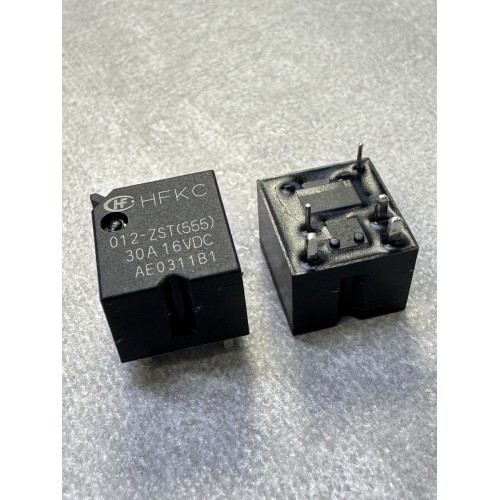 Реле 12V 30A  5pin (1close ) HFKC-012-ZST(555)