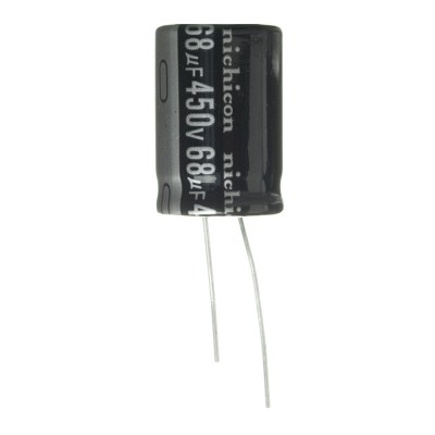 Конденсатор електролітичний 68мкФx 450В, 105°C, 18x31,5