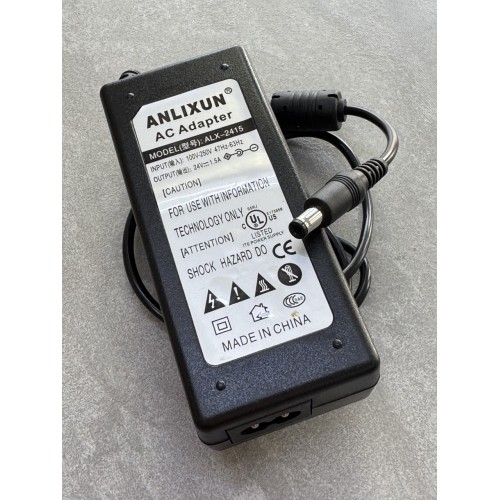 Блок живлення імпульсний 24V 1.5A