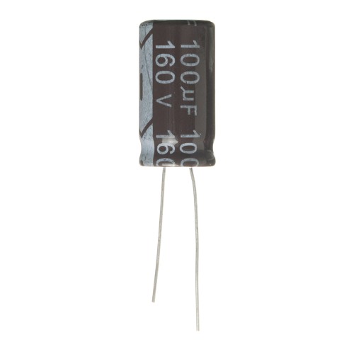 Конденсатор електролітичний 100мкФx 160В, 105°C, 12,5x25